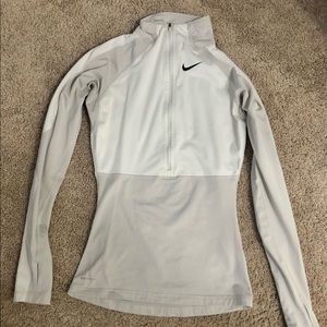 Nike White Zip Up Jacket